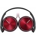 Sony MDR-ZX310AP Wired Headset with Microphone, Red